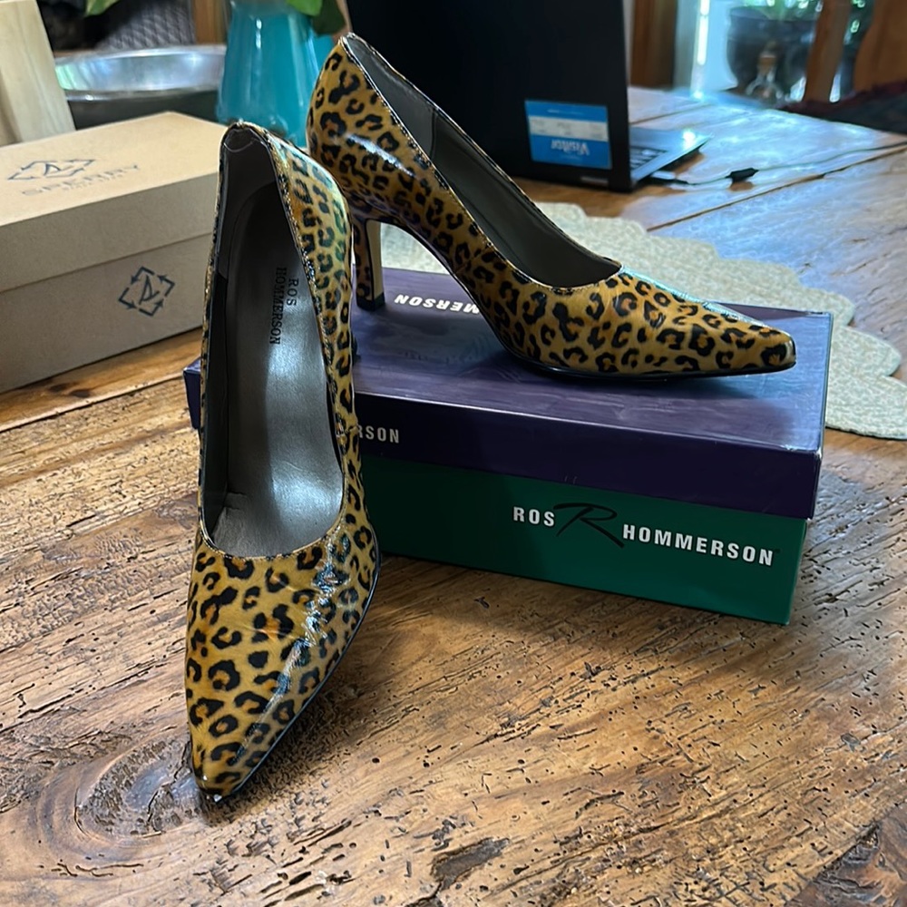 Ros Hommerson Leopard Pumps